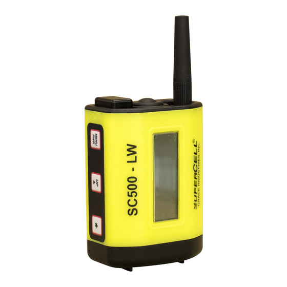 Grace Industries SuperCELL SC500-LW-GPS User Information
