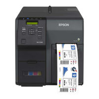Epson ColorWorks C7500 Setup Manual