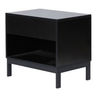 Mocka Zander Bedside Table Assembly Instructions Manual