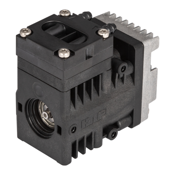 KNF NMP 830 KPDC-BI Operating And Installation Instructions
