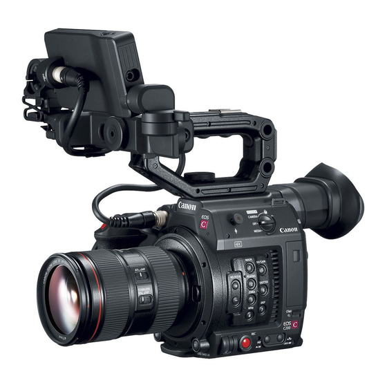 Canon EOS C200 Manual