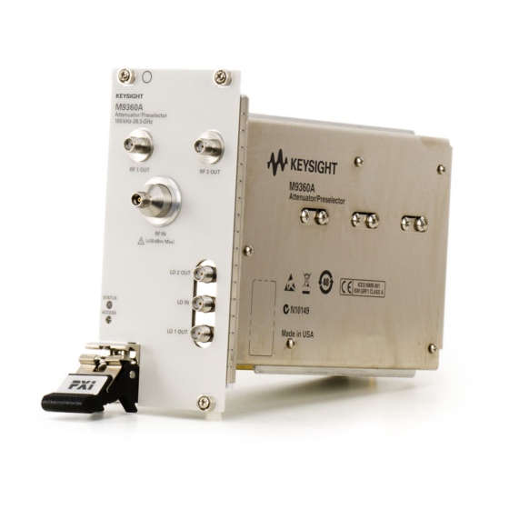 Keysight M9360A Service Manual