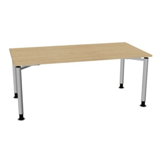 Oka DL1 Q50 Desk Assembly Instructions Manual