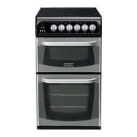 Cannon 50cm Free Standing Electric Cooker C50ELB Instructions For Installation And Use Manual