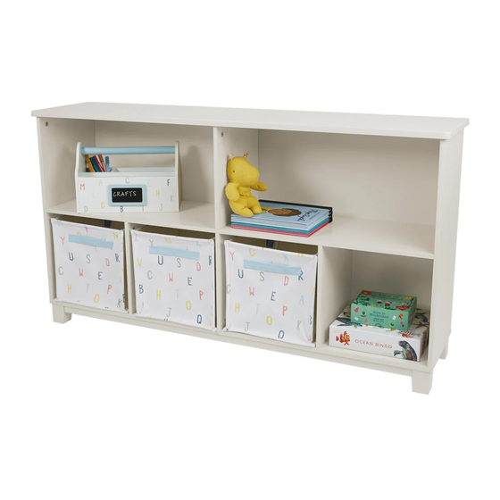 Great Little Trading Blake Cube Storage Long Shelf Unit Manual