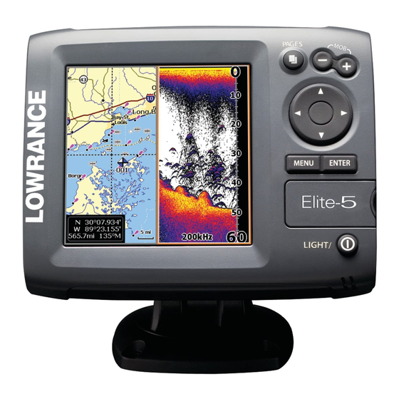 Lowrance Elite 5 Operation Manual