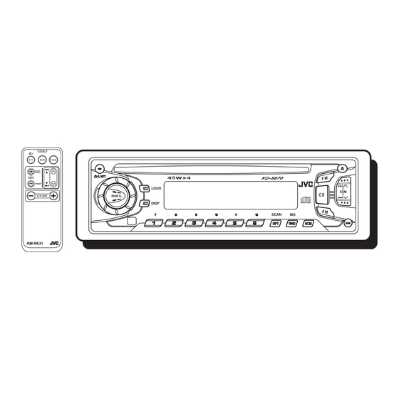 JVC KD-S670 Instructions Manual