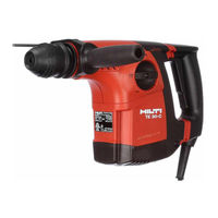 Hilti TE 30/TE 30-AVR Operating Instructions Manual