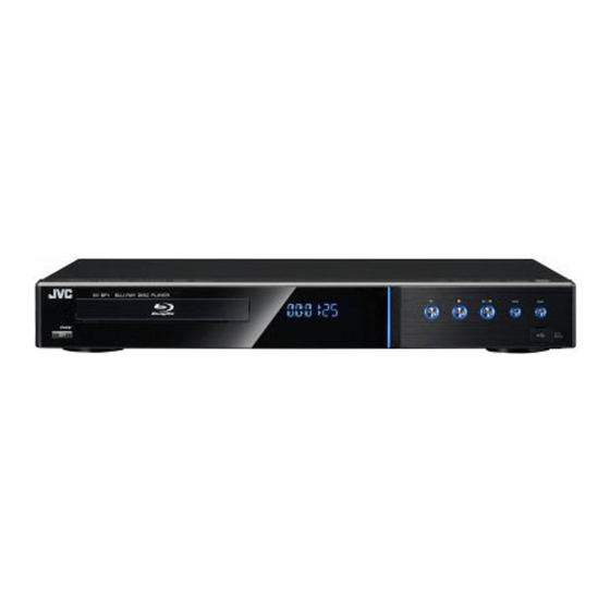 User Manuals: JVC XV-BP1C Blu-ray Player