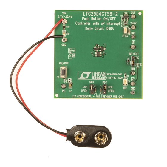 Linear Technology DC 1090A Quick Start Manual