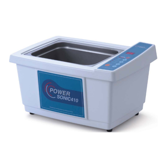 User Manuals: HWASHIN POWERSONIC 420 Ultrasonic Cleaner