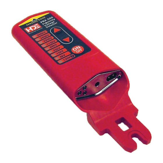 HD Electric PRX Series Replacement Instructions