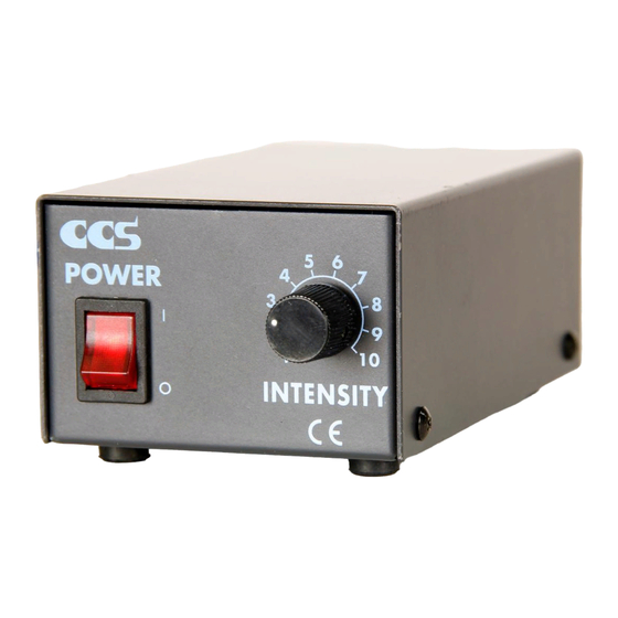 CCS PSB Series Instruction Manual