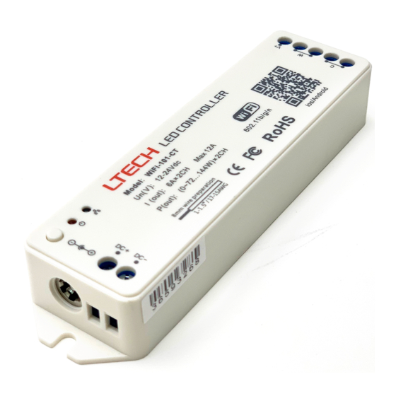 Ltech WiFi-101-RGBW Operating Instructions Manual