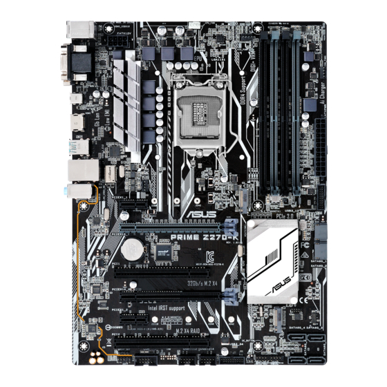 Asus PRIME Z270-K Manual