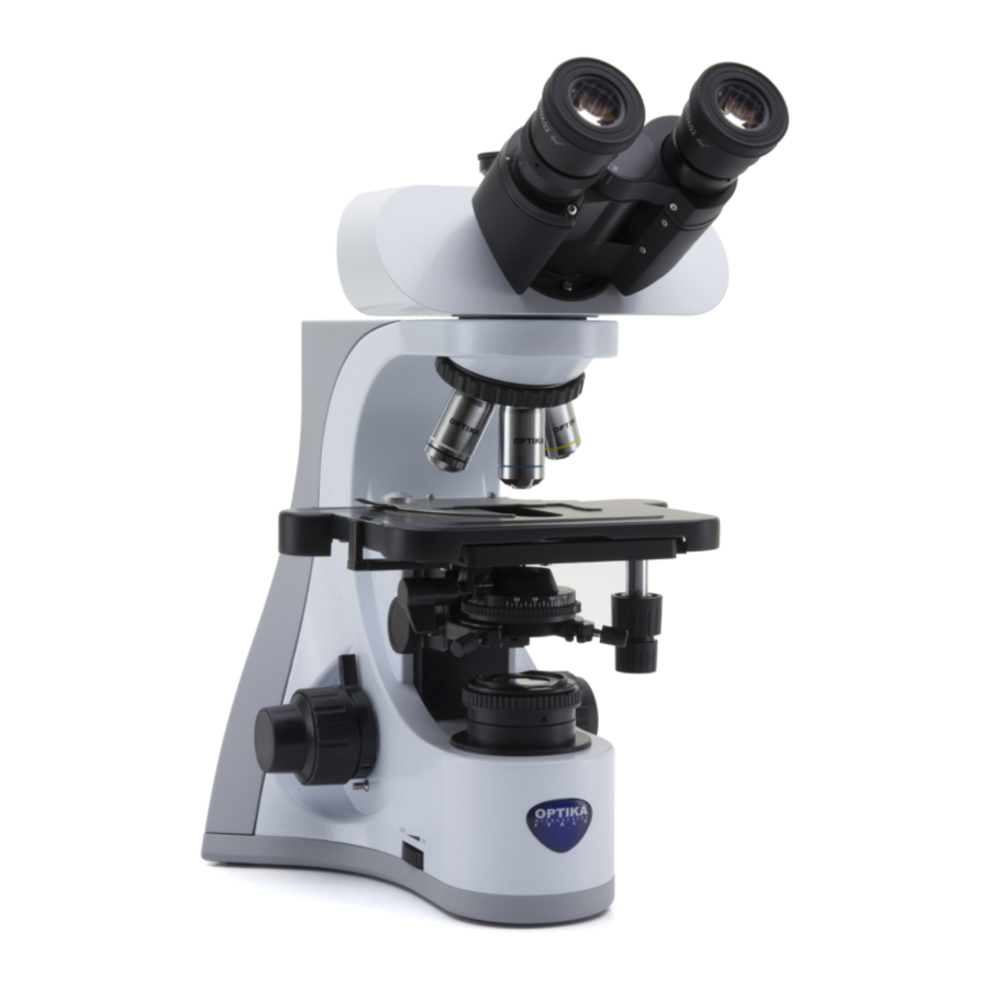 Optika B-510 Series Instruction Manual
