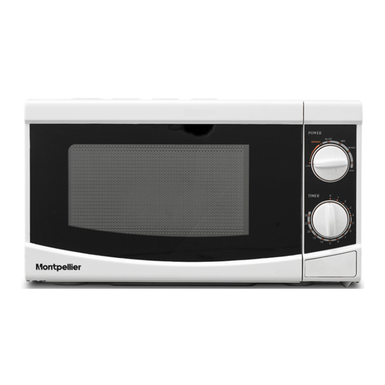 montpellier MMW20W Installation And Operating Instructions Manual
