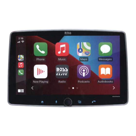 Boss ELITE BECPA9W User Manual