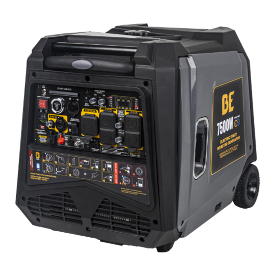 BE BE7500iD Operator's Manual