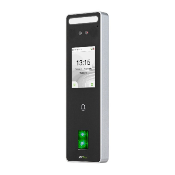 ZKTeco SpeedFace-V3L Quick Start Manual