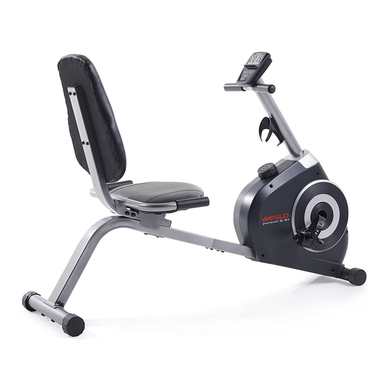 Weslo pursuit ct 2.4 upright online exercise bike with comfortable seat