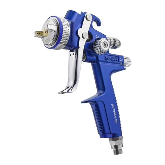 SATA SATAjet 3000 B RP Operating Instructions Manual