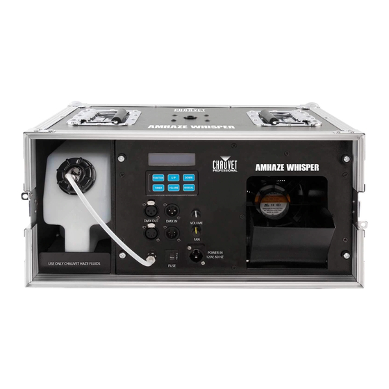 Chauvet Professional Amhaze Whisper Quick Reference Manual