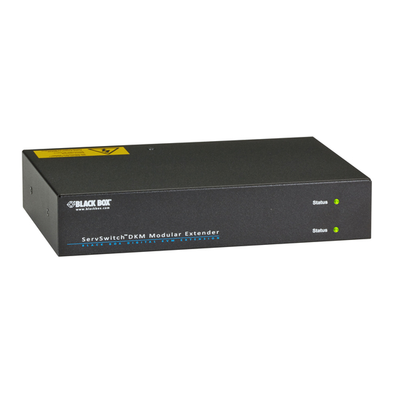 Black Box ACXMODH21R Quick Start Manual