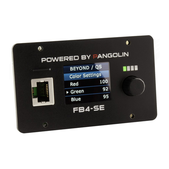 Pangolin FB4 SE Manual