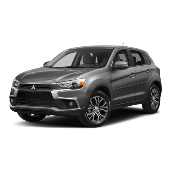 Mitsubishi MOTORS 2016 Outlander Sport Owner's Handbook Manual
