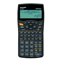 Sharp ELW535B - WriteView Scientific Calculator Operation Manual
