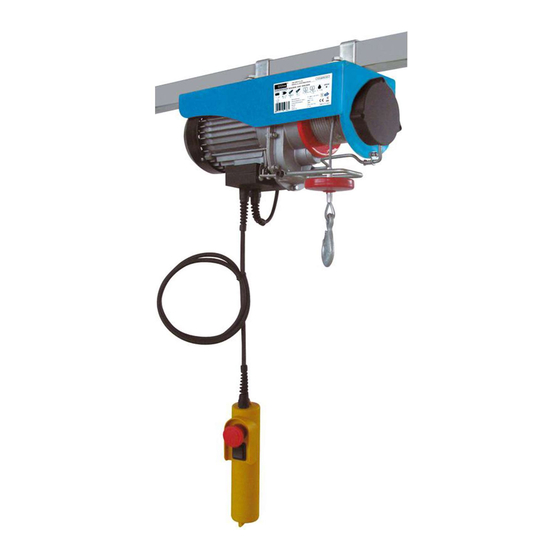 Gude GSZ 100/200 Electric Cable Winch Manuals