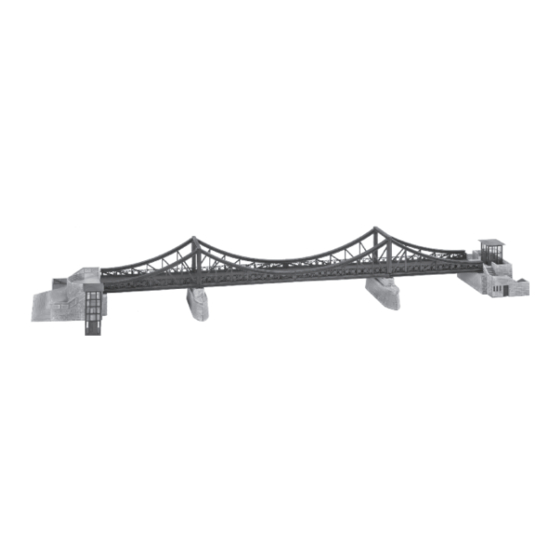 Faller PEDESTRIAN OVERPASS DER EISERNE STEG Manual