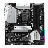 ASROCK B460M Steel Legend Instructions Manual