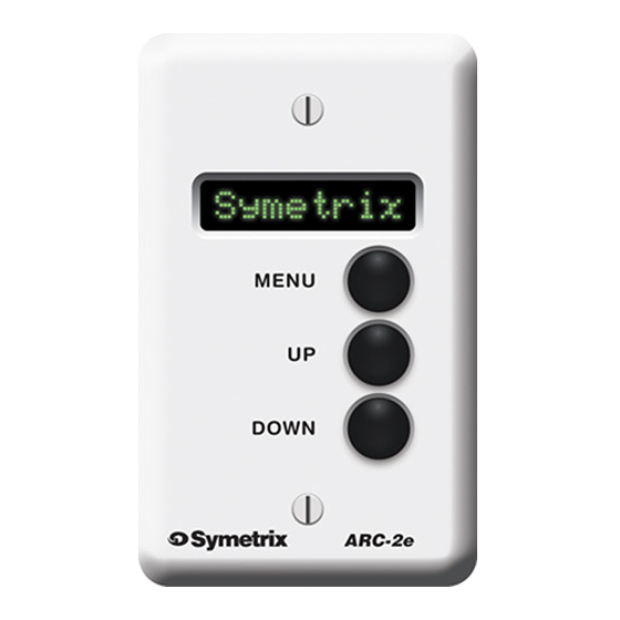 Symetrix xControl Quick Start Manual