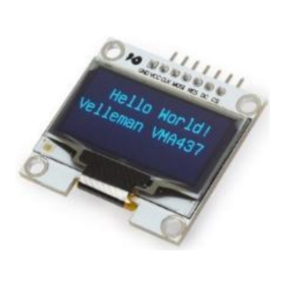 Velleman VMA437 User Manual