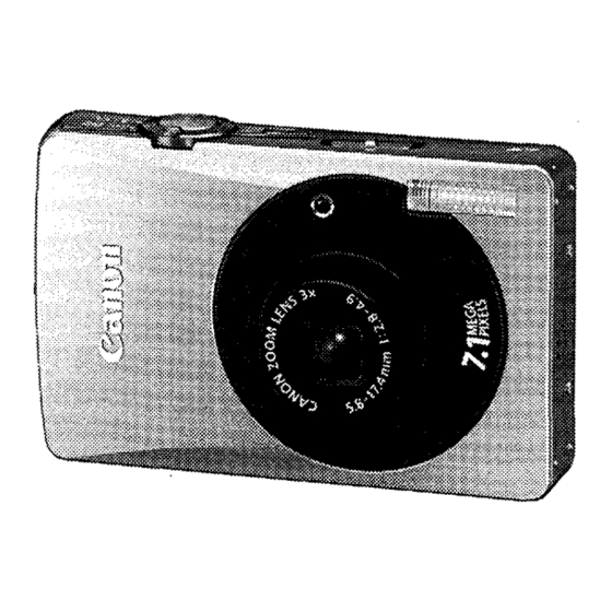 Canon PowerShot SD750 Digital ELPH User Manual