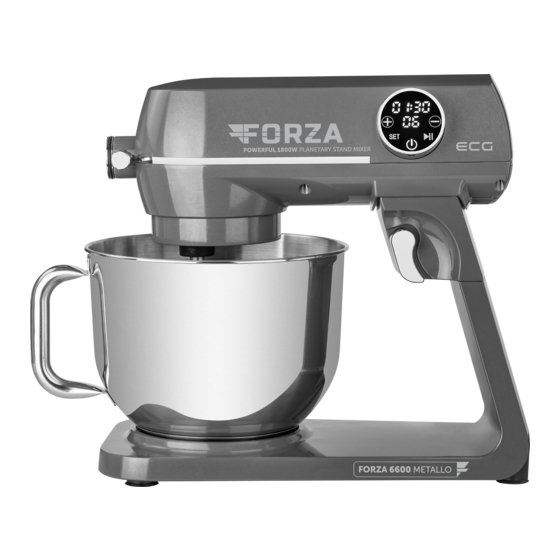 ECG Forza 6600 Metallo Instruction Manual