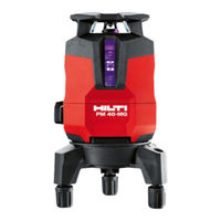 Hilti PM 40-MG Manual