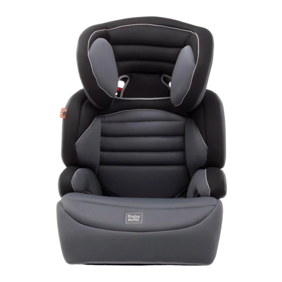 Baby auto Zarauz Sin Deluxe DS02 Instructions For Use Manual