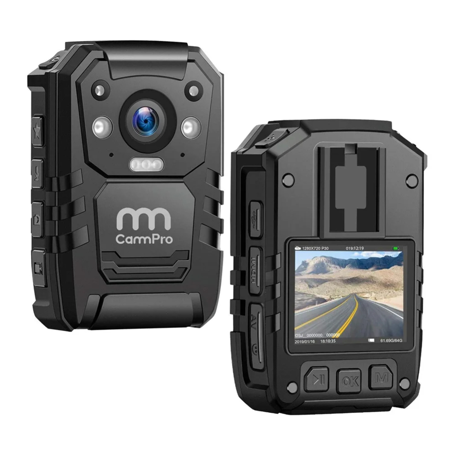 Cammpro 1826 - Body Camera Manual