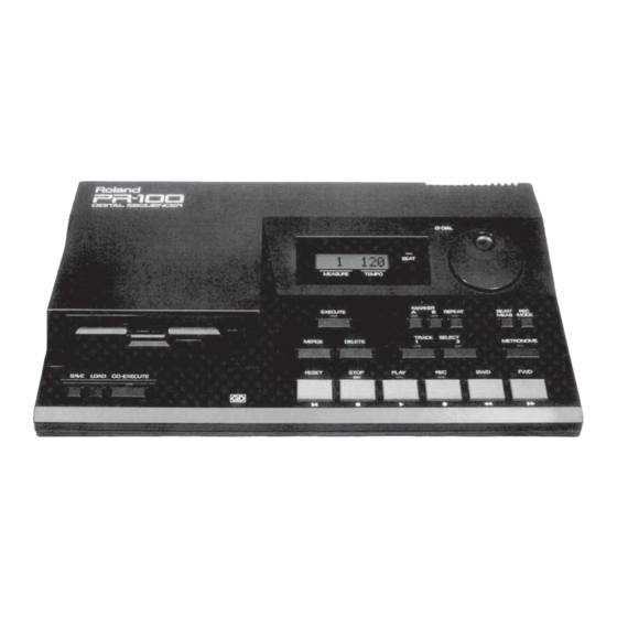 Roland PR-100 Application Book
