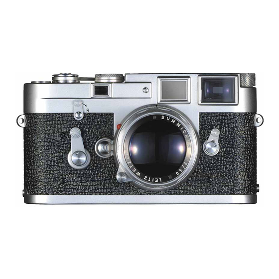 LEICA M 3 INSTRUCTIONS MANUAL Pdf Download | ManualsLib