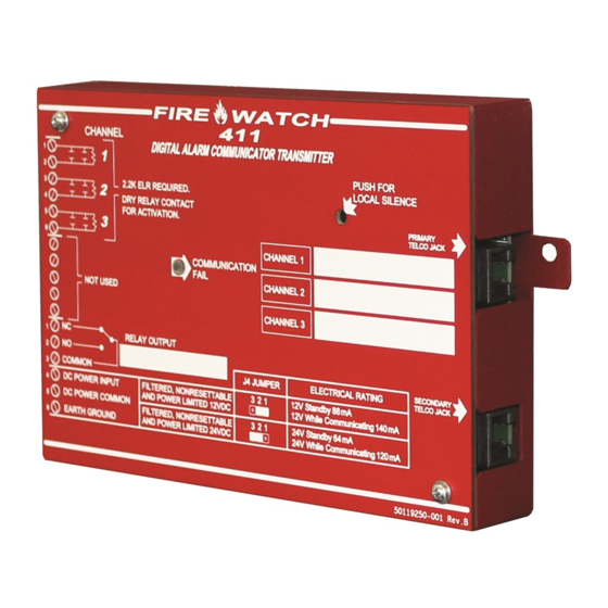 Fire-Lite 411UD Manual