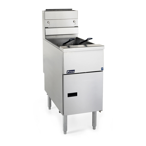 Pitco SG18 Installation Instructions Manual