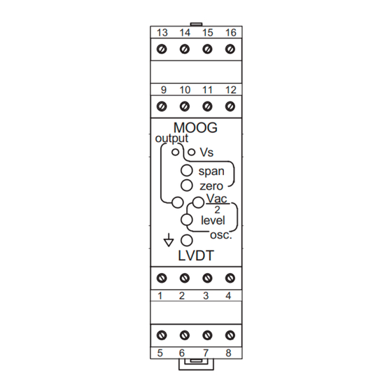 Moog G123-817-006 Application Notes