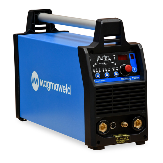 Magmaweld Monotig 160ip User Manual