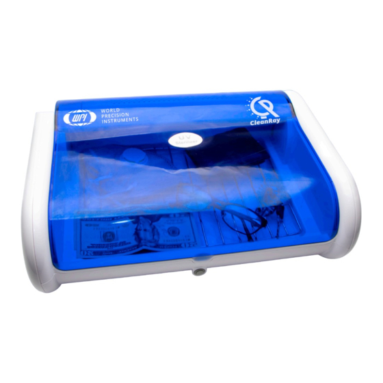 WPI CLEANRAY-1000 Instruction Manual