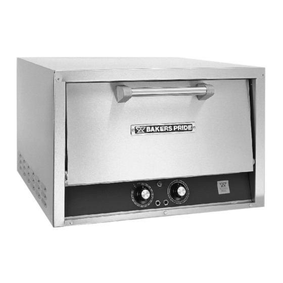 Bakers Pride BK-18 Parts List