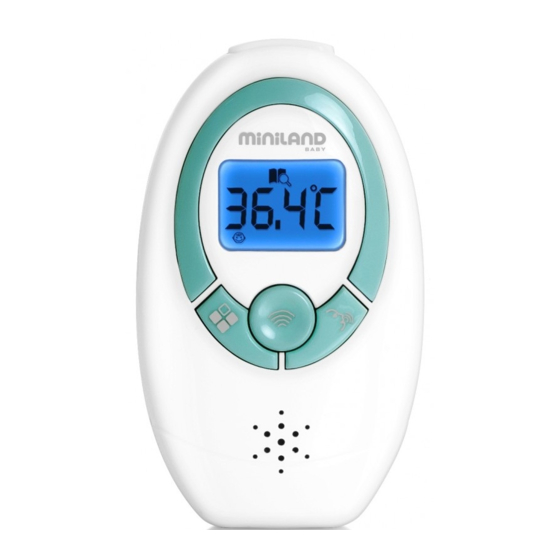 miniland baby thermoadvanced plus Quick Start Manual